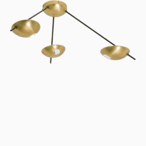 Tribus II Helios Collection Unpolished Lucid Ceiling Lamp by Design for Macha