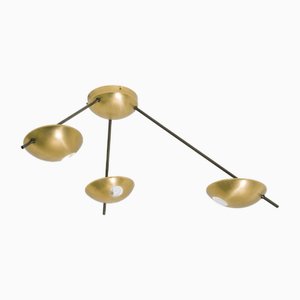 Tribus II Helios Collection Unpolished Balanced Ceiling Lamp by Design for Macha