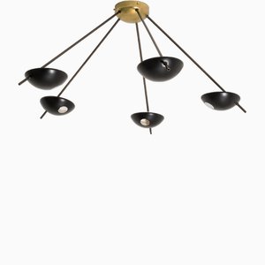 Penta Helios Collection Polished Ceiling Lamp by Design for Macha