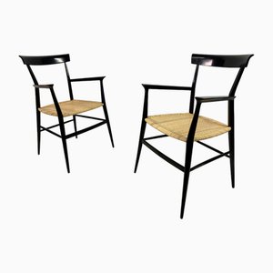 Set of Tigullina Armchairs by Colombo Sanguineti, 1950s
