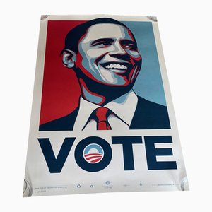 Shepard Fairey/Obey, Obama Vote, 2008, Digitaldruck & Siebdruck