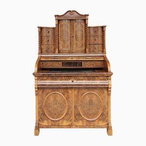 Bureau d'Époque Wilhelminienne avec Attache, Secrétaire