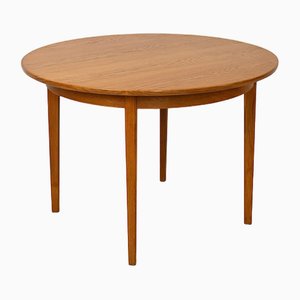 Ausziehbarer runder Skandinavischer Tisch, 1960er