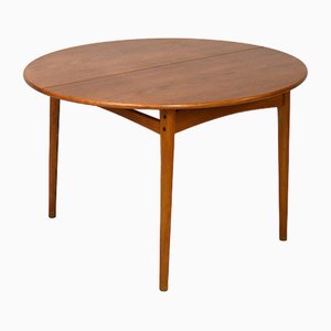 Vintage Teak Table with Two Extensions, 1960s