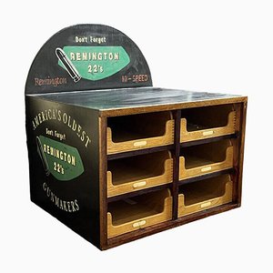 Large Advertising Cabinet with Pull-Out Drawers