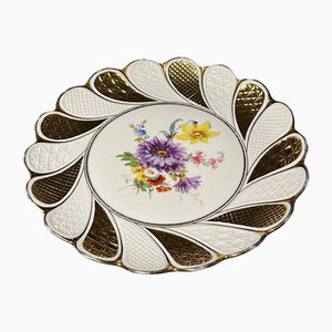 Antique German Porcelain Plate from Meissen