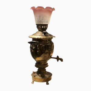 Vintage Samovar Oil Lamp