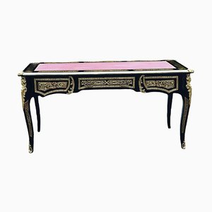 Boulle Desk with Brass Decoration