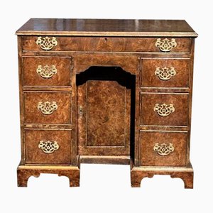 Burr Walnut Kneehole Desk