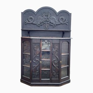 Country House Sideboard Display Cabinet with Family Crest