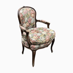 French Armchair with Tapestry Upholstery