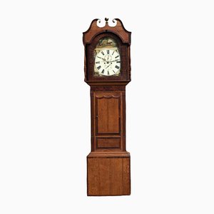 Georgian Oak Grandfather Clock