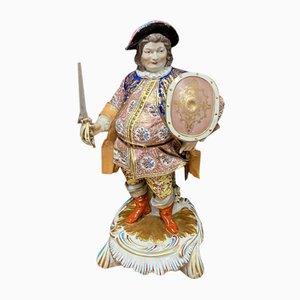 Figura di Falstaff in porcellana Royal Crown Derby