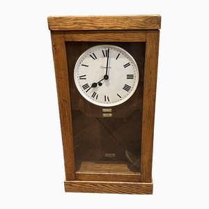 Reloj de pared de roble Simplex Factory. No 71025