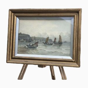 F E Jamieson, Marine Scene, 20th Century, Watercolour, Framed