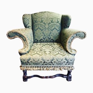 Large Fabric Upholstered Armchair