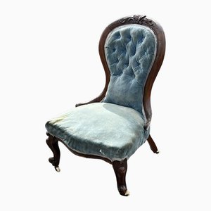 Chaise Victorienne en Acajou