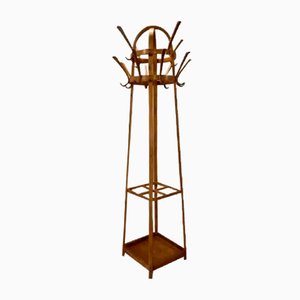 Vintage Wooden Coat Rack by Kolo Moser for Thonet Vienna