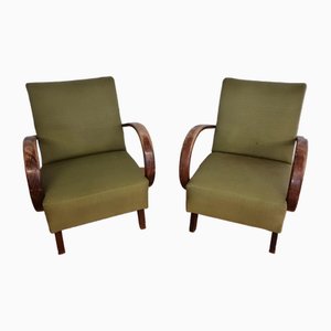 Sessel von Jindrich Halabala, 2er Set