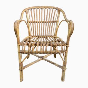 Italienischer Stuhl aus Bambus, 1970