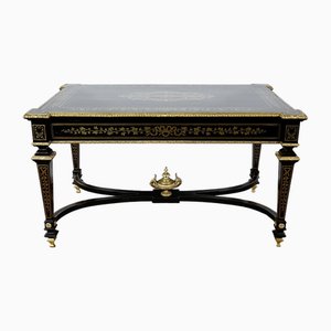 Napoleon III Schreibtisch aus geschwärzter Birne