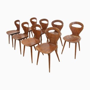 Bistro Chairs from Baumann, 1960s, Set of 8