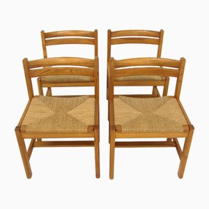 Asserbo Stühle von Børge Mogensen für Karl Andersson & Söner, Schweden, 1960er, 4er Set