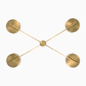 Celeste Deckenlampe aus Bronze in Rückenlage von Design für Macha