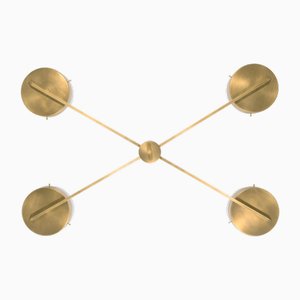 Celeste Supine Bronze Ceiling Lamp by Design for Macha