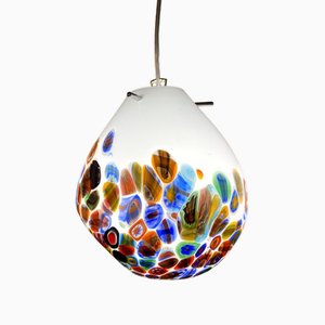 Esfera murrine contemporánea de vidrio estilo Murano de Simoeng