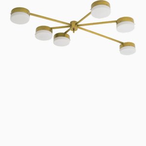 Celeste Effervescence Unpolished Lucid Ceiling Lamp by Design for Macha