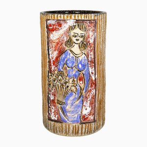 Ceramic Vase from Vallauris, 1950s