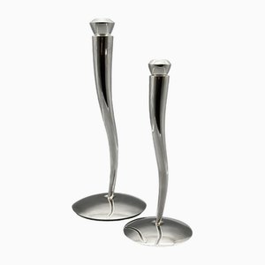 Bougeoirs en Argent 925 de Pomelato Milano, Set de 2