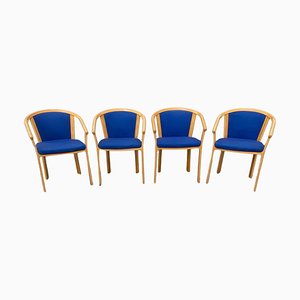 Chairs by Rud Thygesen & Johnny Sorensen for Magnus Olesen, 1970, Set of 4