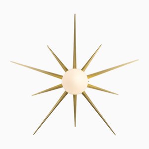 Capri Solare Collection Chrome Opaque Wall Lamp from Design for Macha