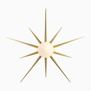 Capri Solare Collection Polished Brushed Wall Lamp by Design for Macha