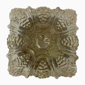 Mid-Century Glass Ceiling / Wall Lamp, 1970s