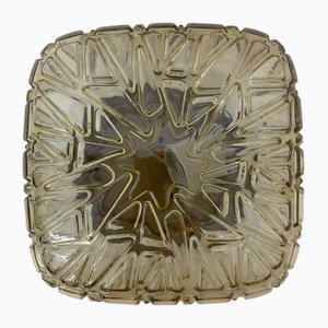 Mid-Century Glass Ceiling / Wall Lamp, 1970s