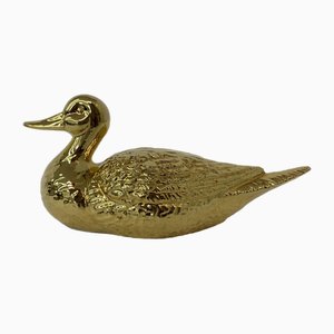 Hollywood Regency Ceramic Duck, 1970s