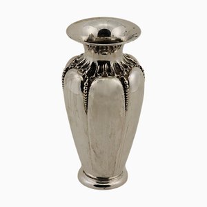 Vase in Silber von Poli Mario Milano