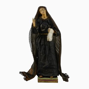 Votive Wax Sculpture of Our Lady of Sorrows