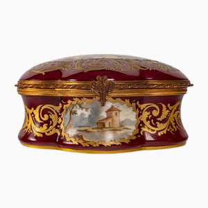 Caja de porcelana Napoleon III Sèvres