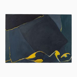 Pintura moderna de una silueta, siglo XX, Pintura