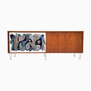 Mid-Century Modern Sideboard attributed to Alfred Hendrickx for Belform, 1960s
