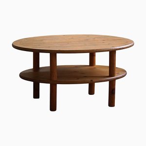 Danish Modern Oval Coffee Table in Pine by Rainer Daumiller, 1970s