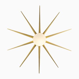 Fireworks Solare Collection Unpolished Lucid Wall Lamp by Design for Macha