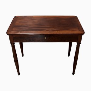 Petite Table de Bureau Restauration en Acajou, 820s