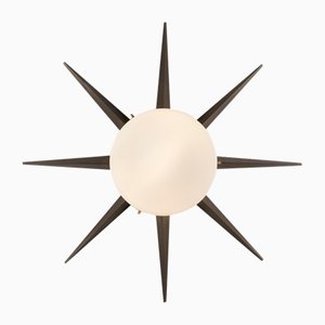 Lámpara de pared Punk Solare Collection de cromo opaco de Design para Macha