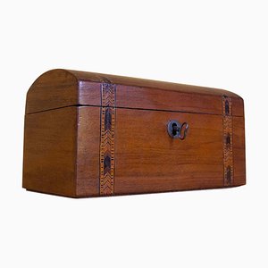 Louis Philippe Rosewood and Marquetry Jewelry Box, 1840s