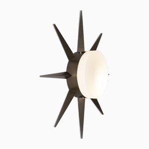 Lámpara de pared Punk Solare Collection ennegrecida de Design para Macha